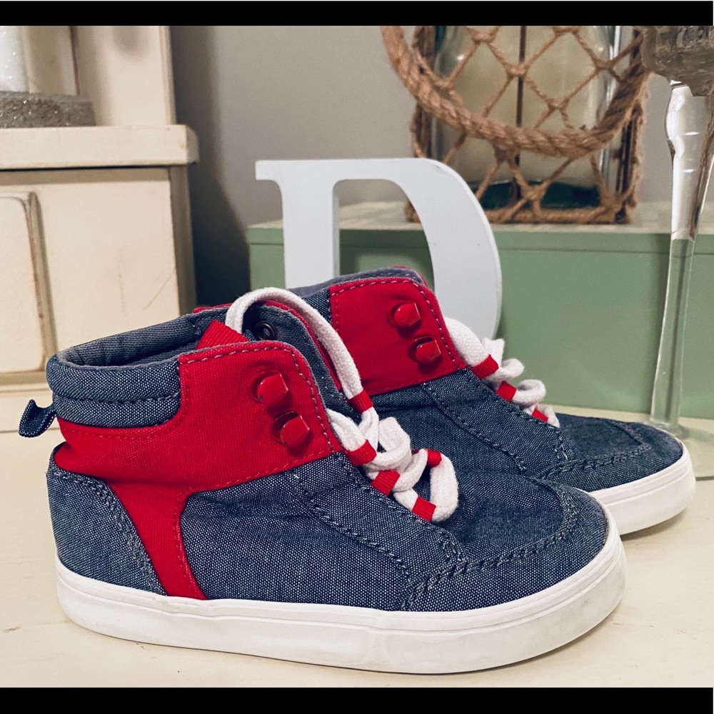 Chambray High Tops